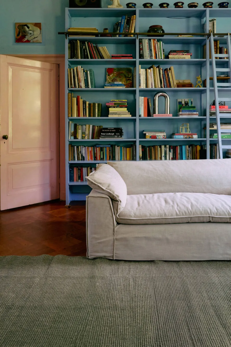 HKLIVING jute vloerkleed groen, foto 3
