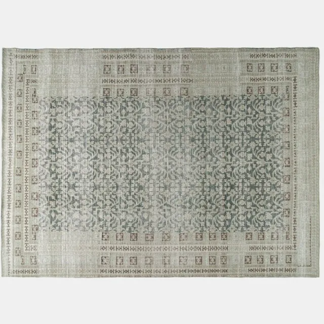 Loberon Vloerkleed Nadimah beige/groen