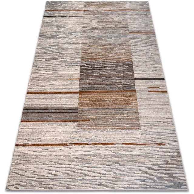 RUGSX Kleden Rugsx Wollen tapijt NAIN Strepen 1282/51655 grijs