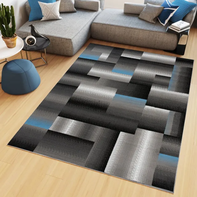 Tapiso Maya Vloerkleed Grijs Woonkamer Slaapkamer Tapijt Maat- 80x150