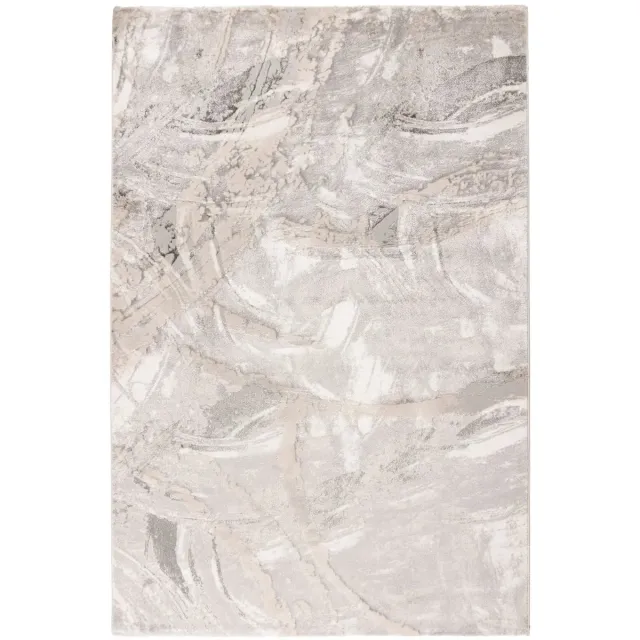 Dutch XXL Laagpolig Vloerkleed | Tapijt | Chalet | Abstract | Zilver