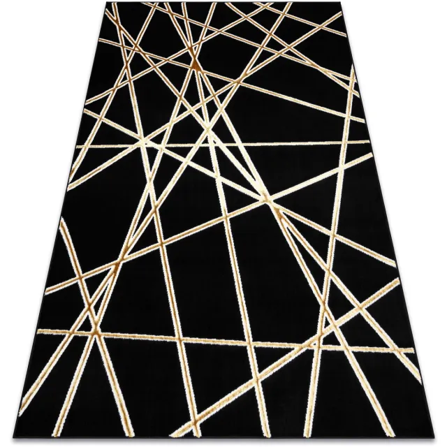 RUGSX Kleden Rugsx Tapijt ALLURE 1964 Geometrisch - Structureel, stij Zwart