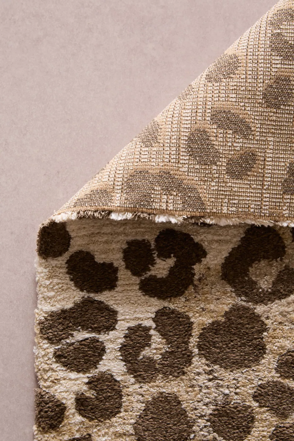 NOUS Living vloerkleed panterprint bruin, foto 5