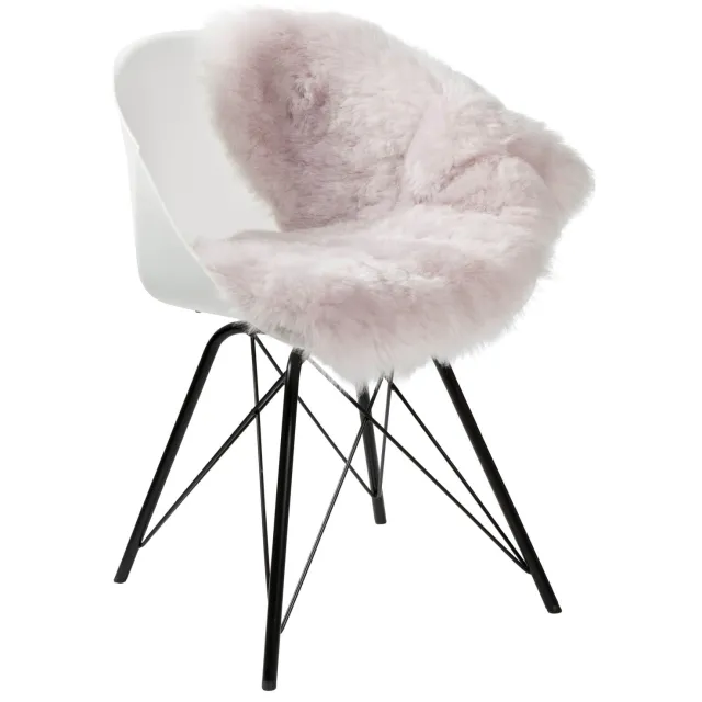 Dyreskinn Schapenvacht IJslands - Roze kort - 100 x 65cm