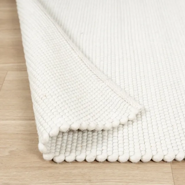 NATURL. Wollen vloerkleed Wise - Wit - 160x230cm