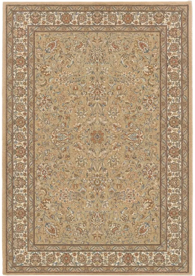 AFK Living Tapijt design met bloemmotief VENDOME beige