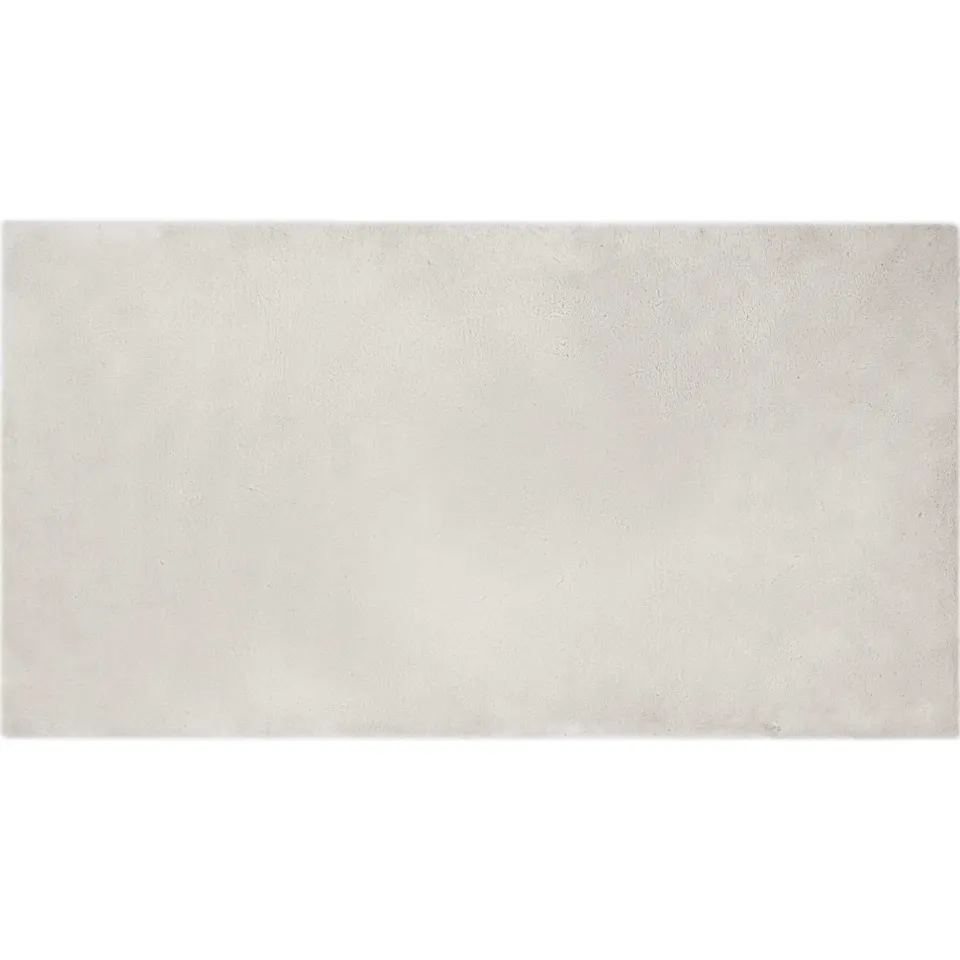 vidaXL Antislip vloerkleed van imitatie konijnenbont OLITE Beige