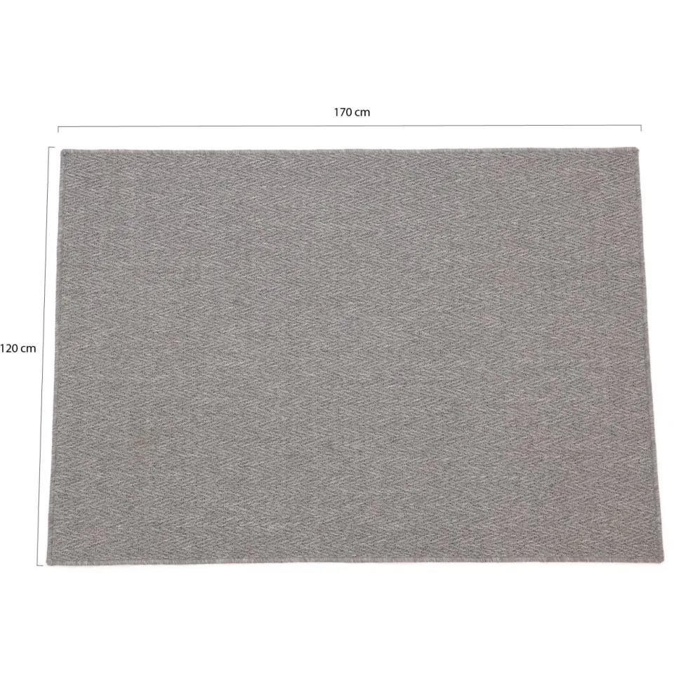 Kees Smit Collectie Bolonia buitenkleed 120x170cm grijs, foto 2