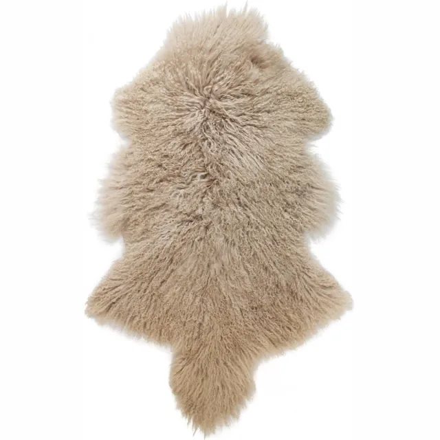Mars & More schapenvacht krulhaar beige 100cm