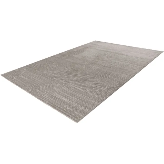 Pierre Cardin Vloerkleed - Modern Tapijt - Japandi Stijl - Zilver - 3D-effect - Luxe en Duurzaam