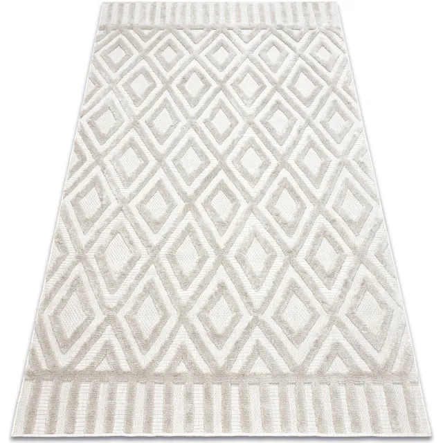RUGSX Kleden Rugsx Tapijt SANTO SISAL 58377 diamanten, geometrisch, z 80x150 cm Beige