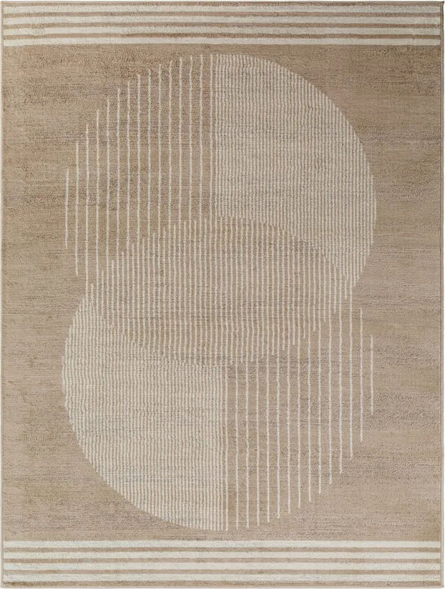 Surya Enso2 vloerkleed modern scandinavisch bruin beige