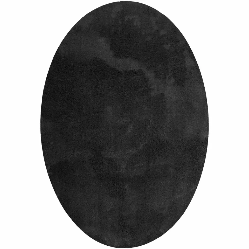 vidaXL Tapijt HUARTE Zwart 160 x 230 cm 100% Polyester