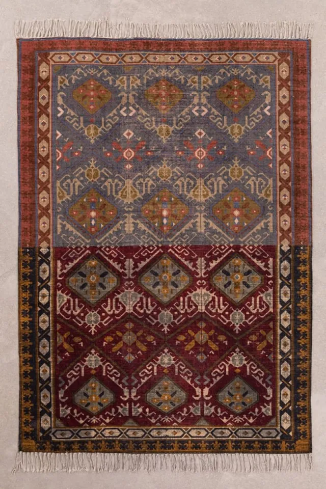 MAZAZU MIRA Home - Vloerkleed - Tapijt - Kleed - Vintage - Ibiza - Katoen - 180x124 Oriental