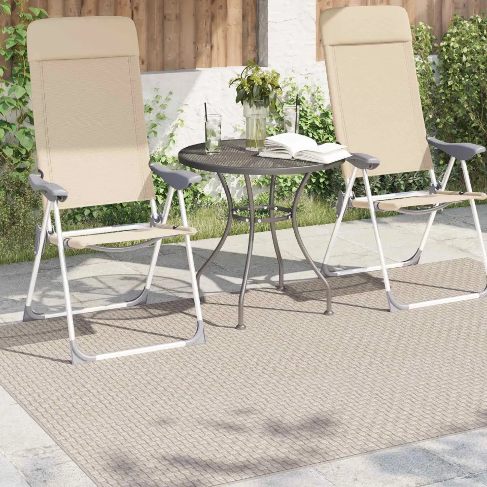vidaXL Vloerkleden Rechthoekig FARO Crème 170 x 120 cm Polyester, foto 3