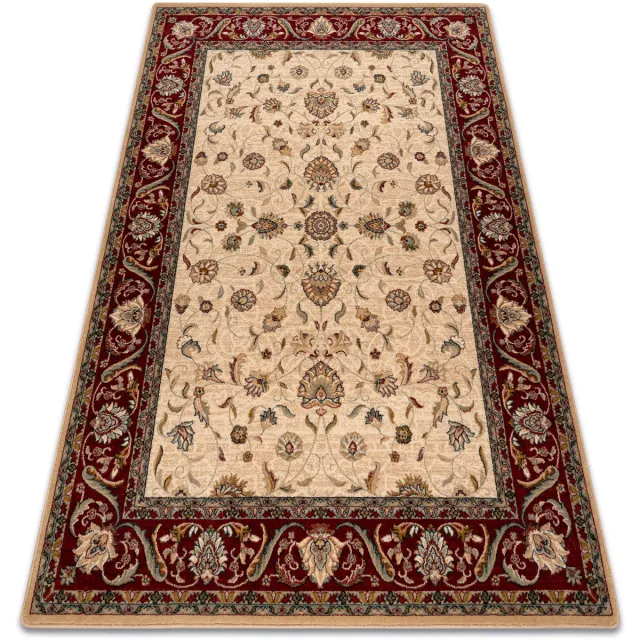 RUGSX Kleden Rugsx Tapijt OMEGA ARIES bloemen helder, robijn 100x150 cm Rood