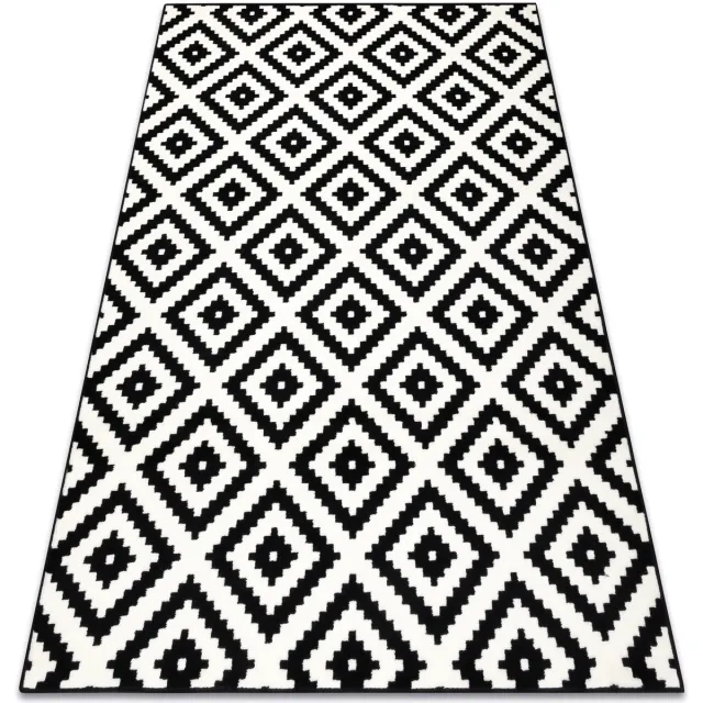 RUGSX Kleden Rugsx Tapijt BCF Morad RUTA diamanten, geometrisch - 160x220 cm Zwart