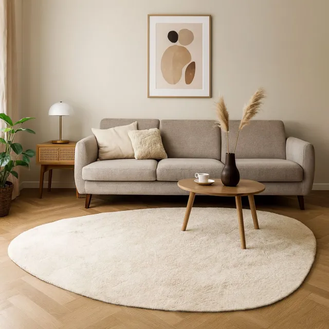 Milton & Oldbrook Vloerkleed 200 x 290 cm Neringa Wit