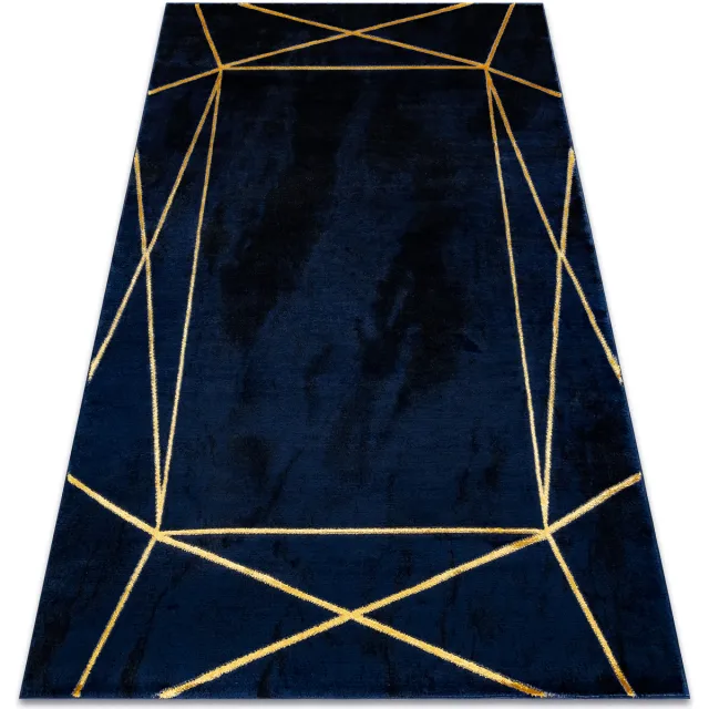 RUGSX Kleden Rugsx Tapijt EMERALD exclusief 1022 glamour, stijlvol ge 80x150 cm Blauw