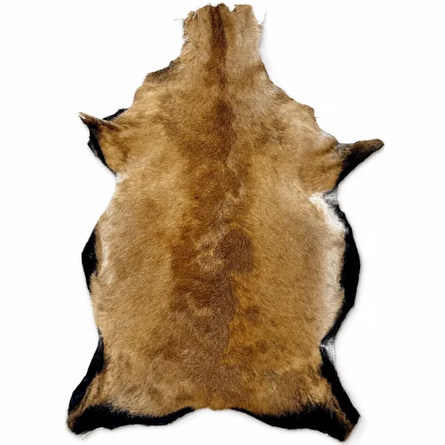 SKÓREX Natuurlijke Kameruense schapenvacht - Lichtbruin, 80cm