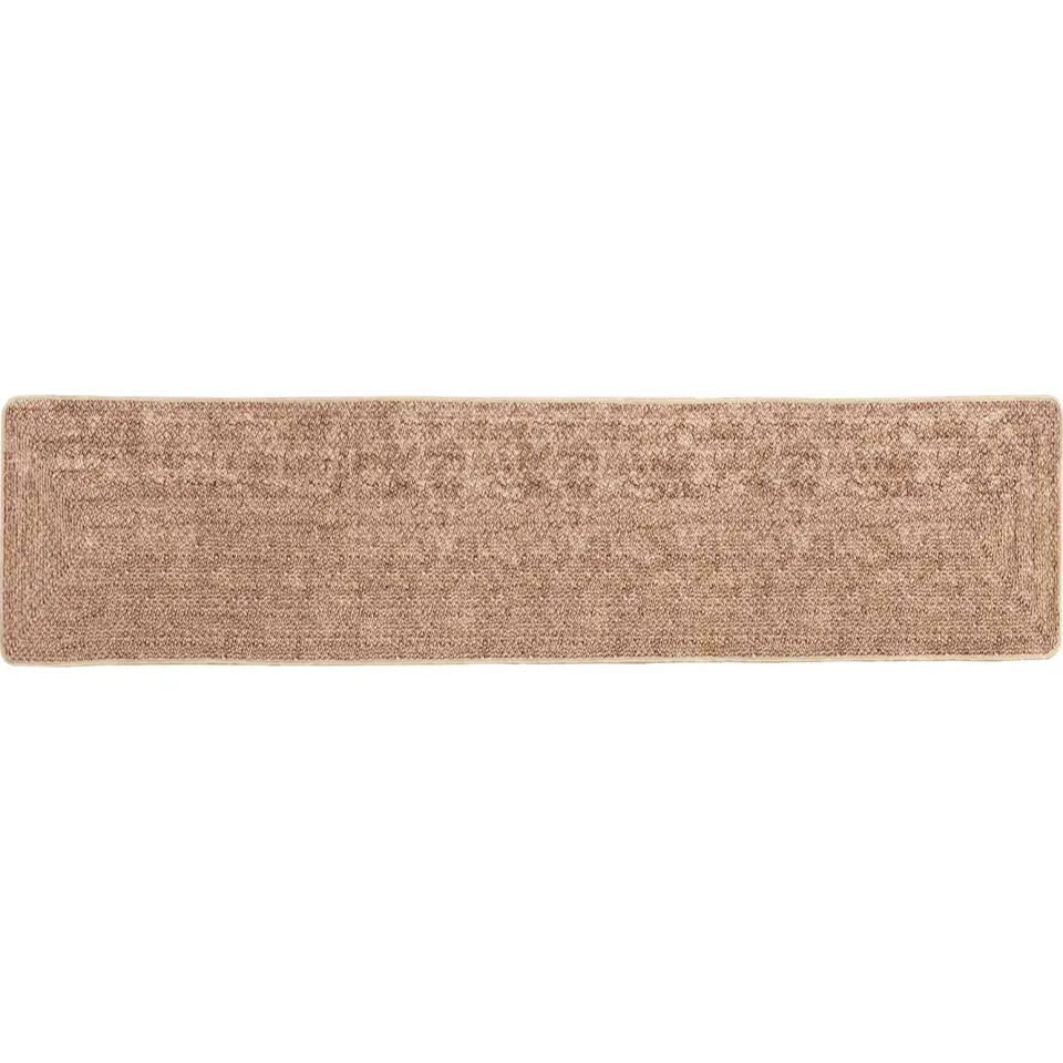 vidaXL Vloerkleedloper MARSA Bruin 80 x 300 cm Polyester en PVC, foto 3