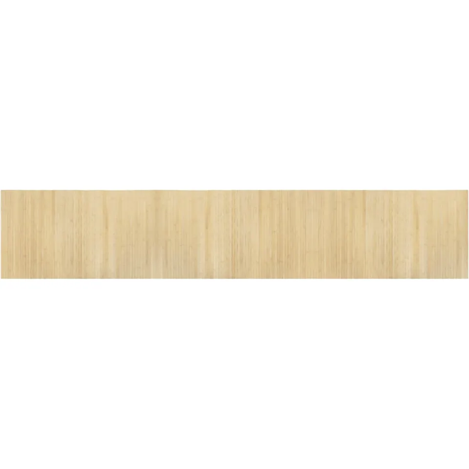 vidaXL Vloerkleed rechthoekig 60x300 cm bamboe lichtnaturel beige, foto 2