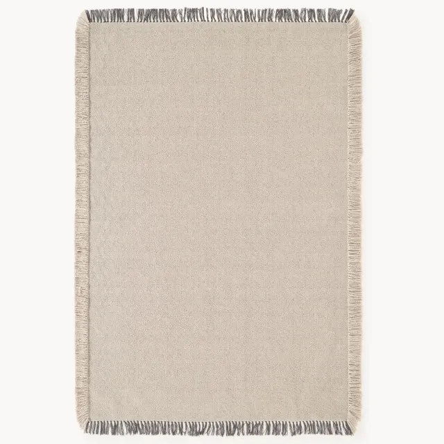 Westwing Collection Handgeweven in- & outdoor vloerkleed Marcus Beige