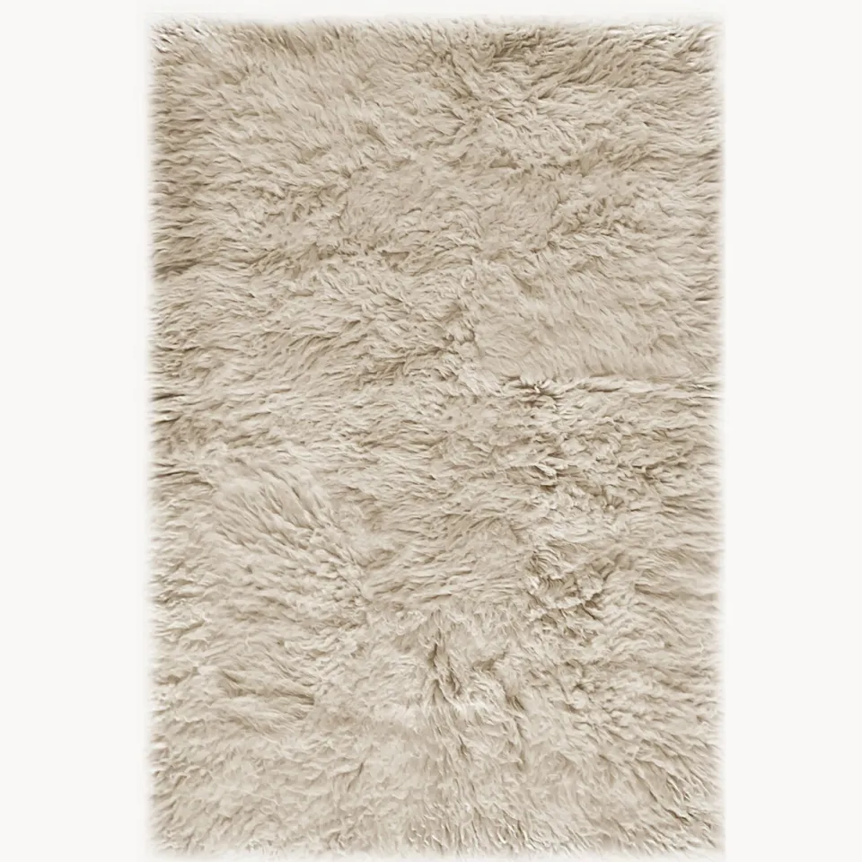 Layered Shaggy Oatmeal - 200 X 300 cm Beige; Ivoor