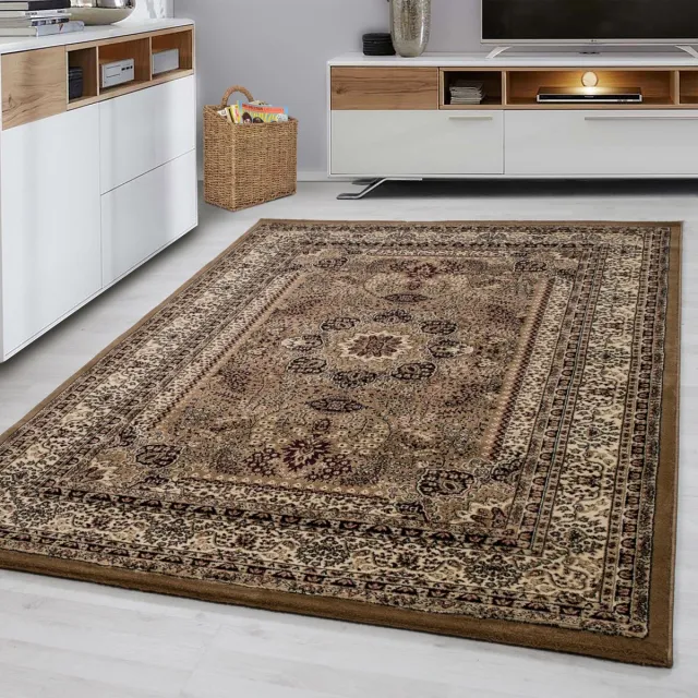 Muratap Marrakesh Nahal Oosters Vloerkleed Beige – Laagpolig Tapijt- 300x400CM