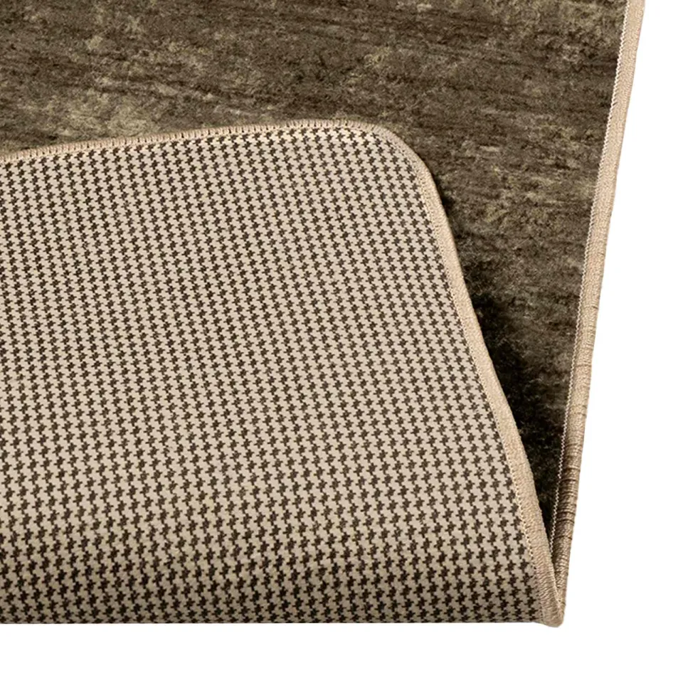 vidaXL Vloerkleedloper MARSA Bosgroen 100 x 100 cm Polyester en PVC, foto 4
