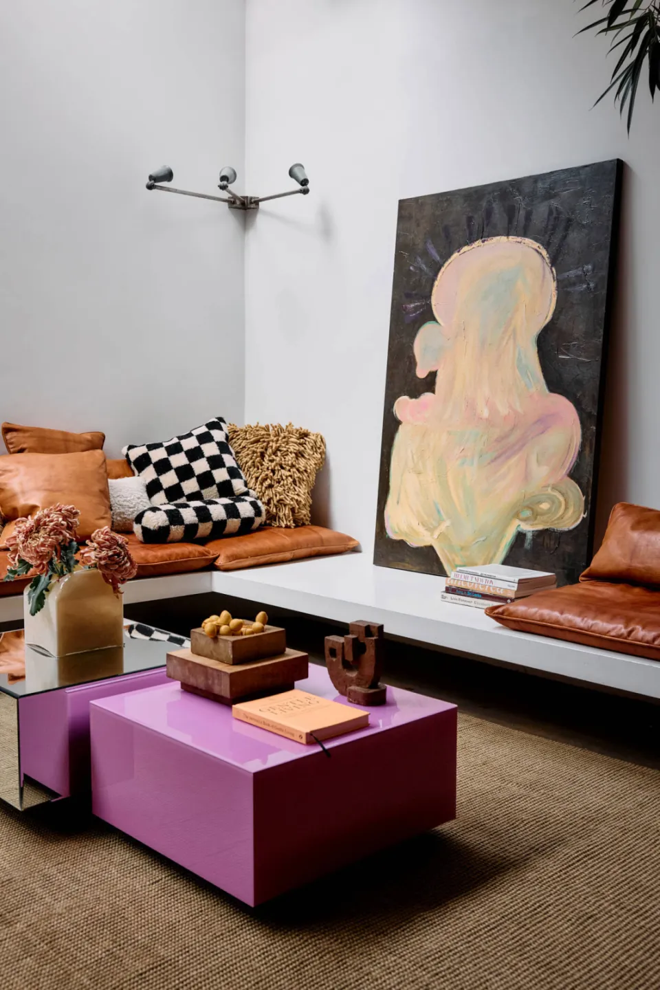 HKLIVING jute vloerkleed zand, foto 2