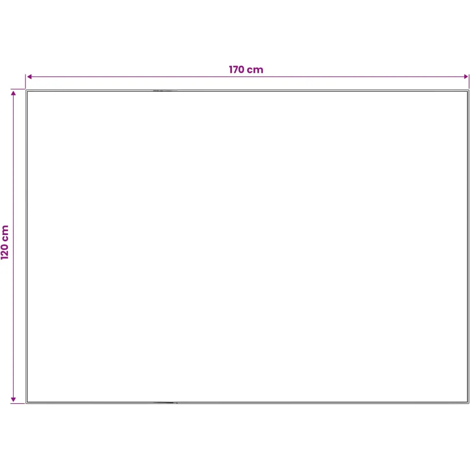 vidaXL Vloerkleed ORIZ Rood 120 x 170 cm 100% polyester, foto 3