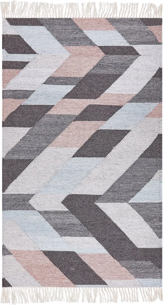 Beliani NAKKAS - Jute vloerkleed - Multicolor - Jute Meerkleurig