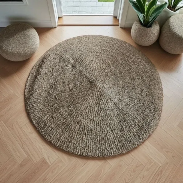 4shine Zeegras vloerkleed D100 cm - rond vloerkleed - 4shine Naturel