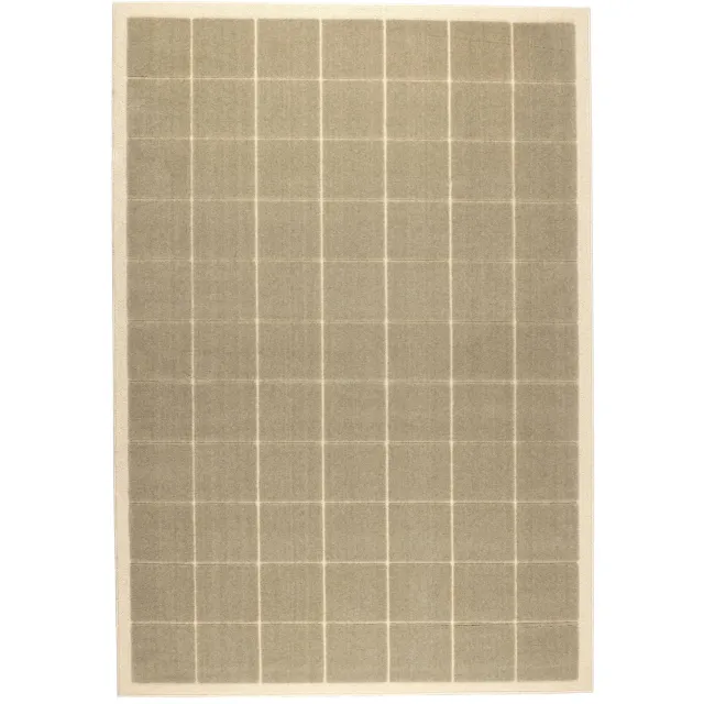 Zuiver Kade vloerkleed beige Groen