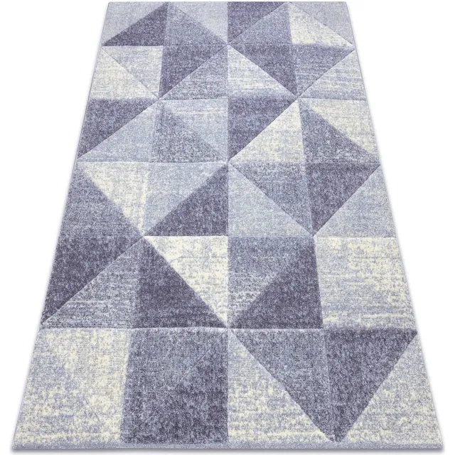 RUGSX Kleden Rugsx Tapijt FEEL 5672/17944 Drieho beige /paars 80x150 cm Violet