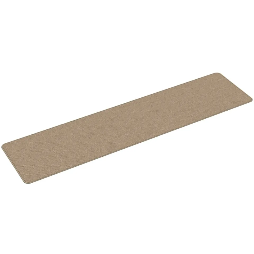 vidaXL Tapijtloper 50x200 cm sisal-look zandkleurig, foto 3