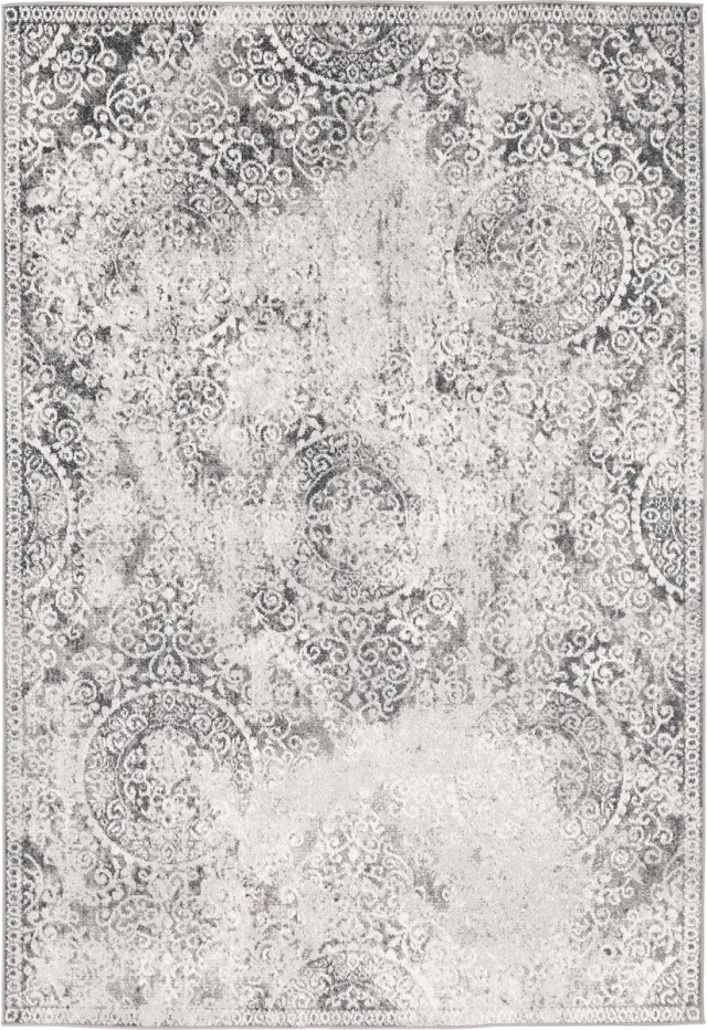 Pergamon Vloerkleed Tawira Vintage Designer Klassiek Barok Grijs