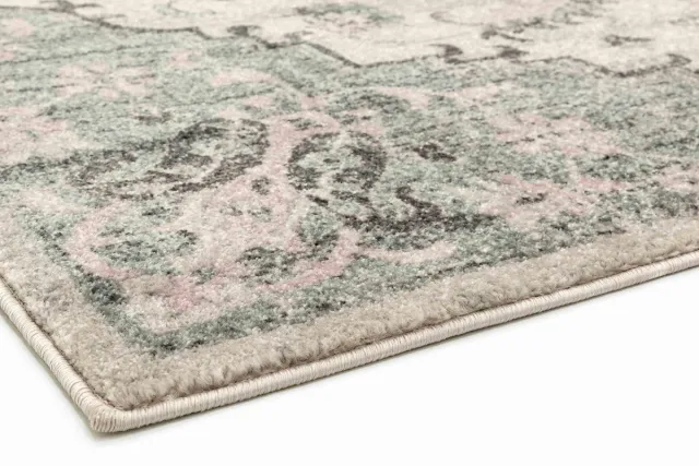 easy living colt-medallion-cream Vloerkleed - 160x230 - Rechthoek - Laagpolig,Vintage Tapijt - Klassiek - Meerkleurig
