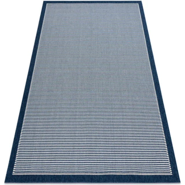 RUGSX Kleden Rugsx Tapijt SPRING 20411994 lijnen , kader Sisal Blauw