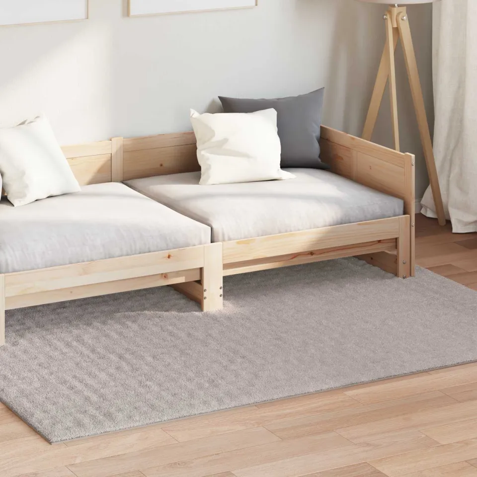 vidaXL Binnen kleed SIROLO Zand 140 x 200 cm Polyester Medium Pile, foto 3