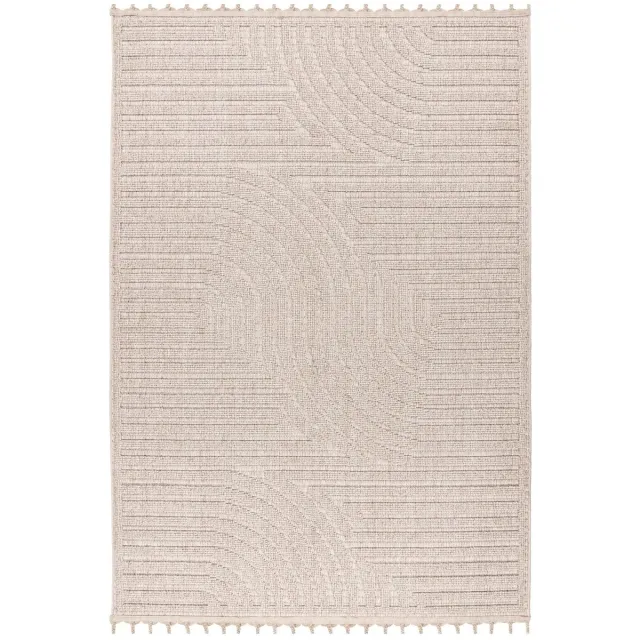 Dutch XXL Modern Vloerkleed | Tapijt | Luxor | Bogen | Beige | 80x150 cm