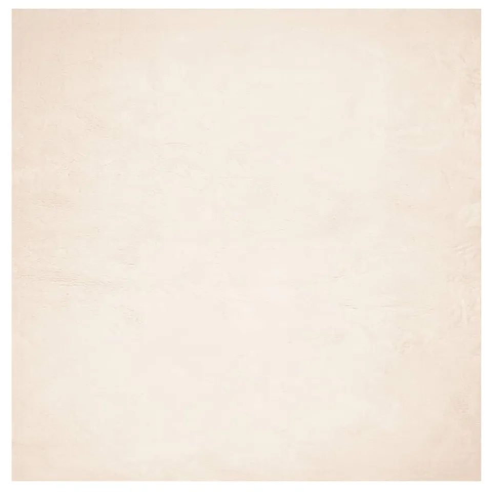 vidaXL Vloerkleed HUARTE laagpolig zacht wasbaar 120x120 cm beige, foto 3