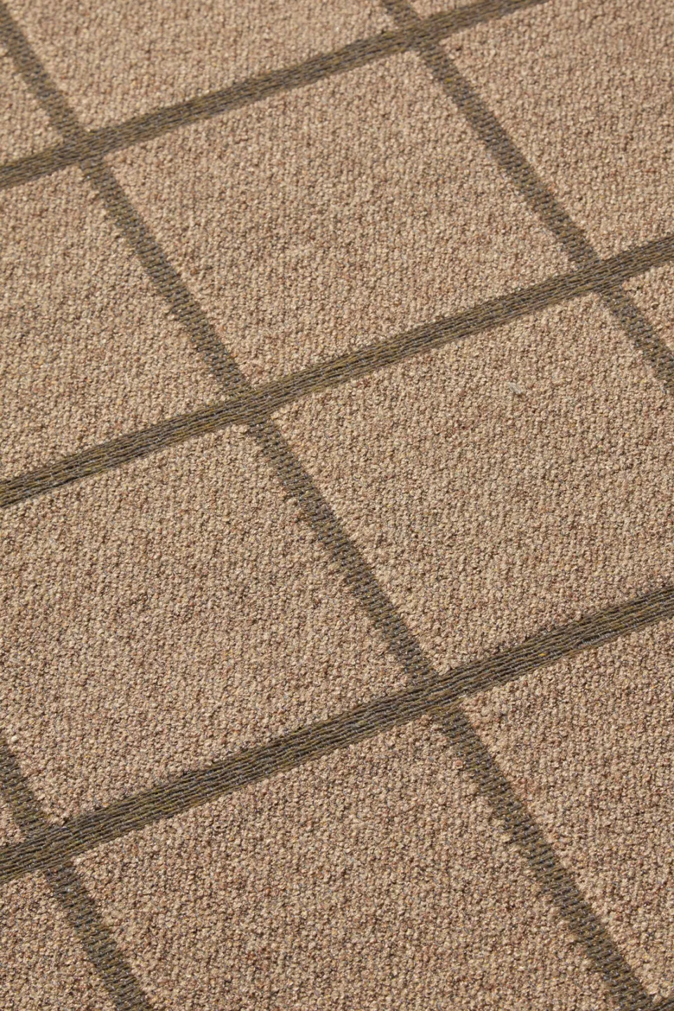 NOUS Living binnen- en buitenvloerkleed ruiten bruin (230x160 cm), foto 4