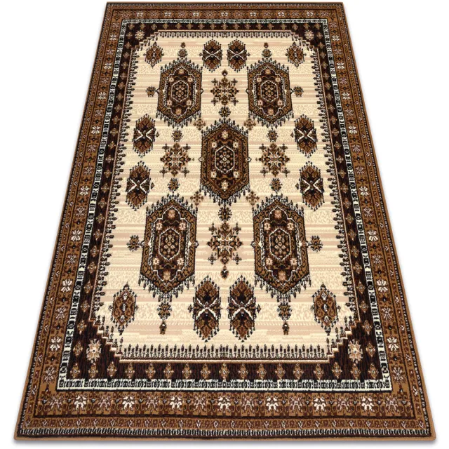 RUGSX Kleden Rugsx Tapijt BCF Morad ZEGARY klokken, Klassiek - 60x110 cm Beige