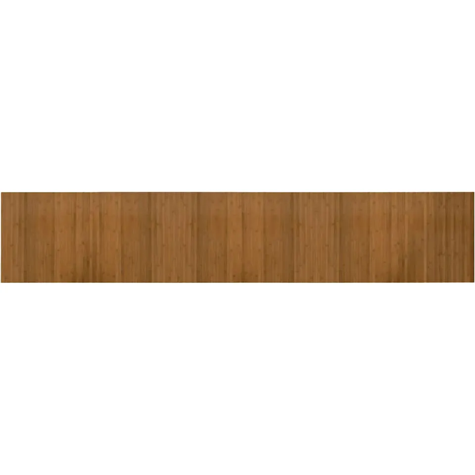 vidaXL Vloerkleed rechthoekig 60x300 cm bamboe bruin, foto 3