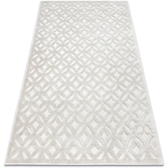 RUGSX Kleden Rugsx Tapijt SANTO SISAL 58507 Opengewerkt, art deco 200x290 cm Beige