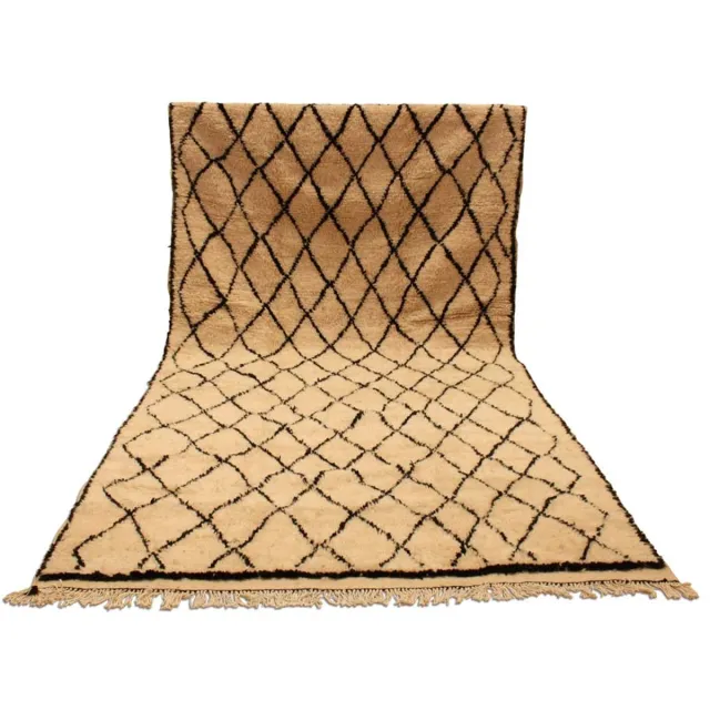 Safaary Marokkaanse Berber Tapijt Mahir Beige