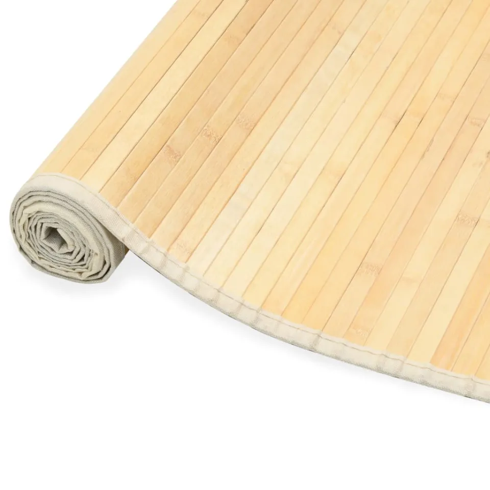 vidaXL Tapijt 80x200 cm bamboe natuurlijk beige, foto 3