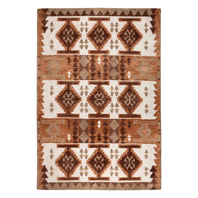 Dutchbone Maron vloerkleed bruin Rood